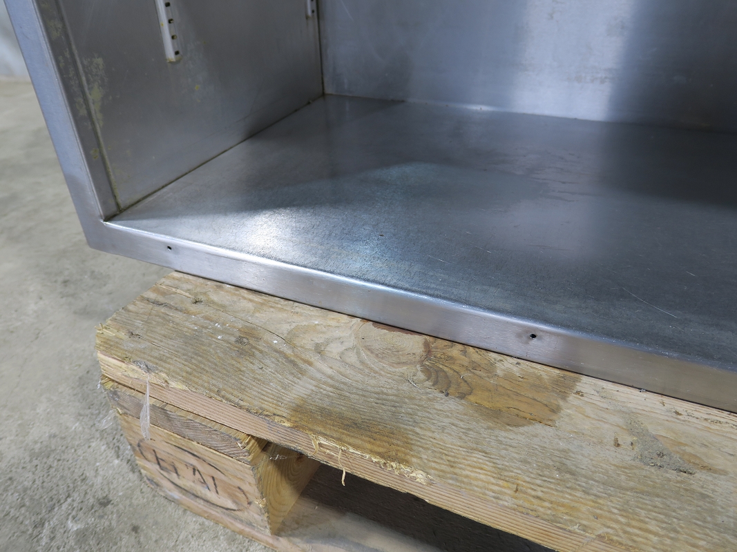 Edelstahl Hängeschrank Schrank Regal für Gastronomie, Imbiss, Metzger