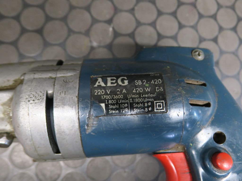 AEG SB2 420 Bohrmaschine #35818 | eBay